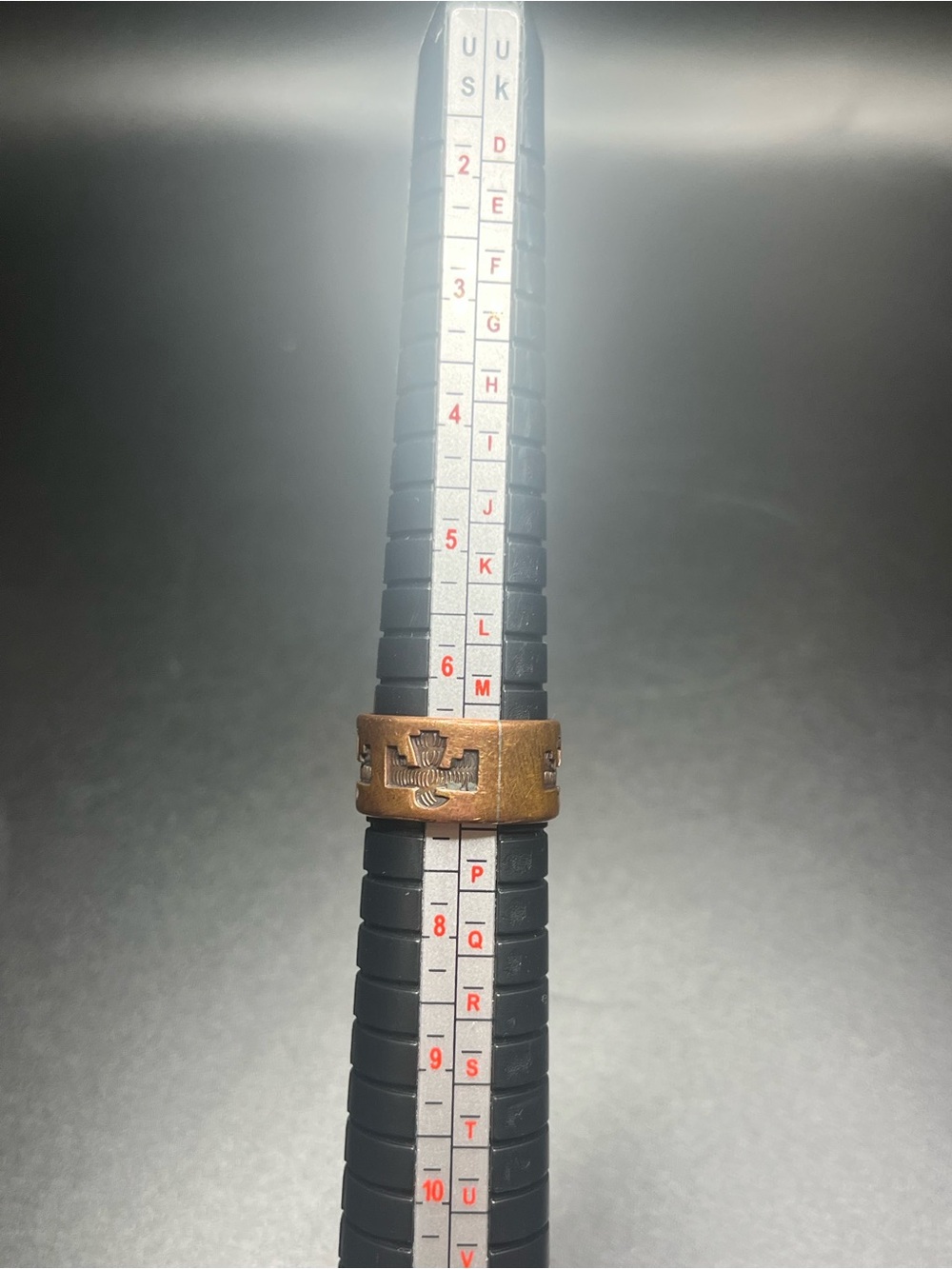 Copper ring marked solid copper inside. Vintage 70’s thunderbird ring - Picture 5 of 7